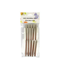 Duckbill Clip 7mmx7.5cm 10pc