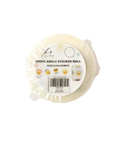 Emoji Sticker Roll 2.5×2.5cm 500pc