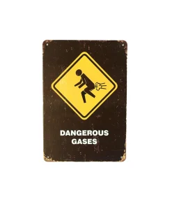 Fart Humorous Metal Sign 15x20cm 1pc