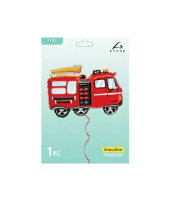 Fire Engine Foil Balloon 39x55cm