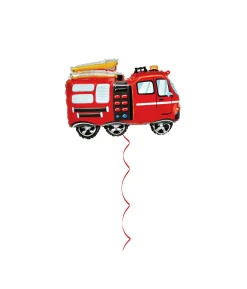 Fire Engine Foil Balloon 39x55cm