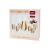 Floral Glass Jug and Drinking Glasses Set 1500ml