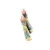 Flower Design Fishnet Gloves