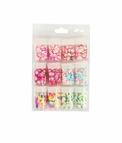 Flower DIY Bead Ornament 12pc