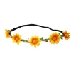 Flower Head Wrap Daisy Orange