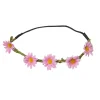 Flower Head Wrap Daisy Pink