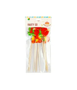 Flowers Party Picks 12pc