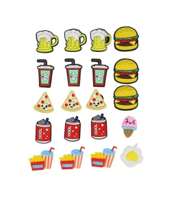 Food Shoe Charms 20pc