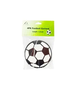 Football Garland 10cm x 1.2m 4pc