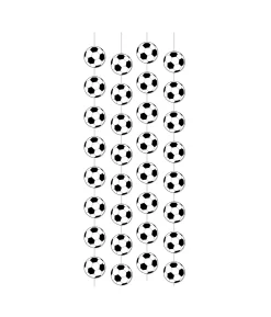 Football Garland 10cm x 1.2m 4pc