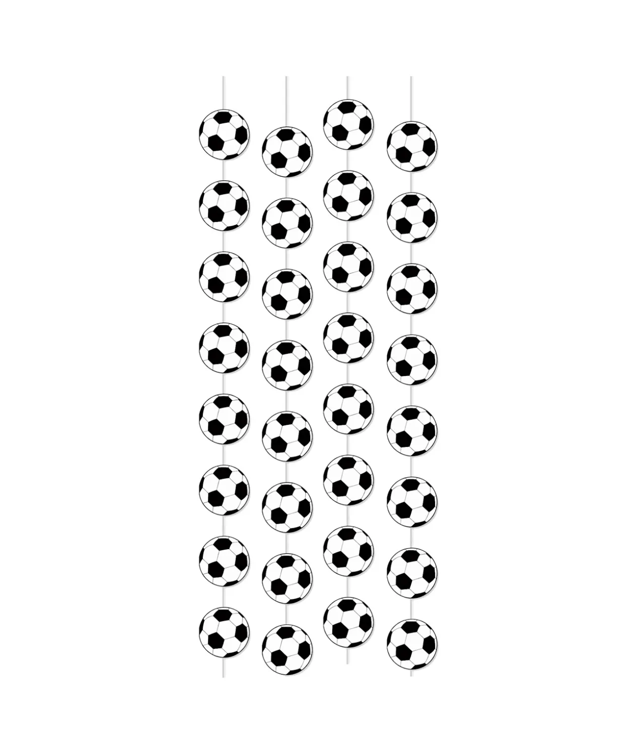 Football Garland 10cm x 1.2m 4pc