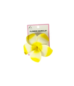 Frangipani Flower Hairclip 10cm assorted