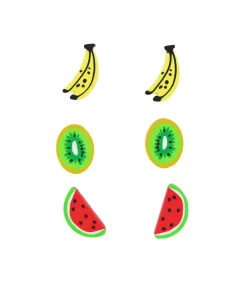 Fruit Erasers 6pc