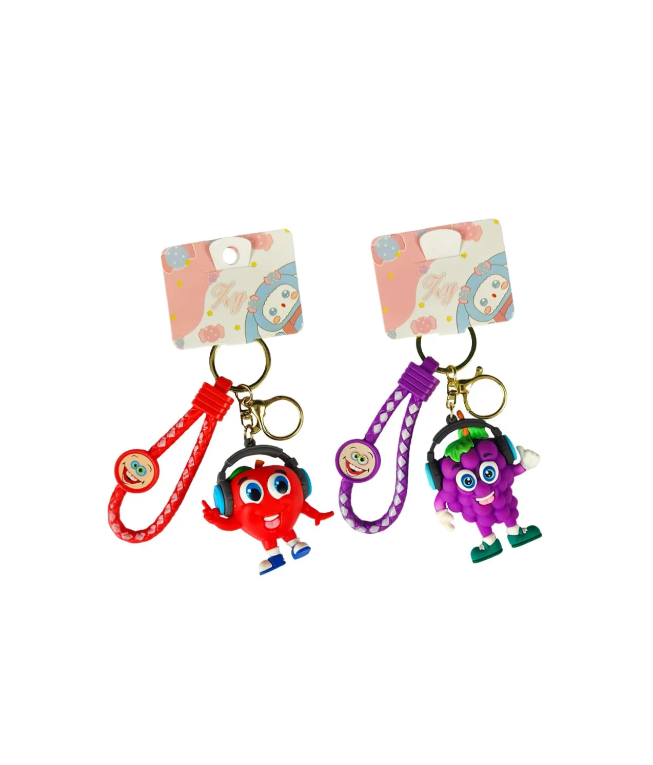 Fruit Keychain Assorted 6.5cm