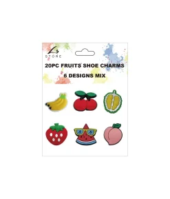Fruits Shoe Charms 20pc