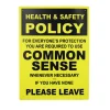 Funny Sign Board (H&S) 30x40cm