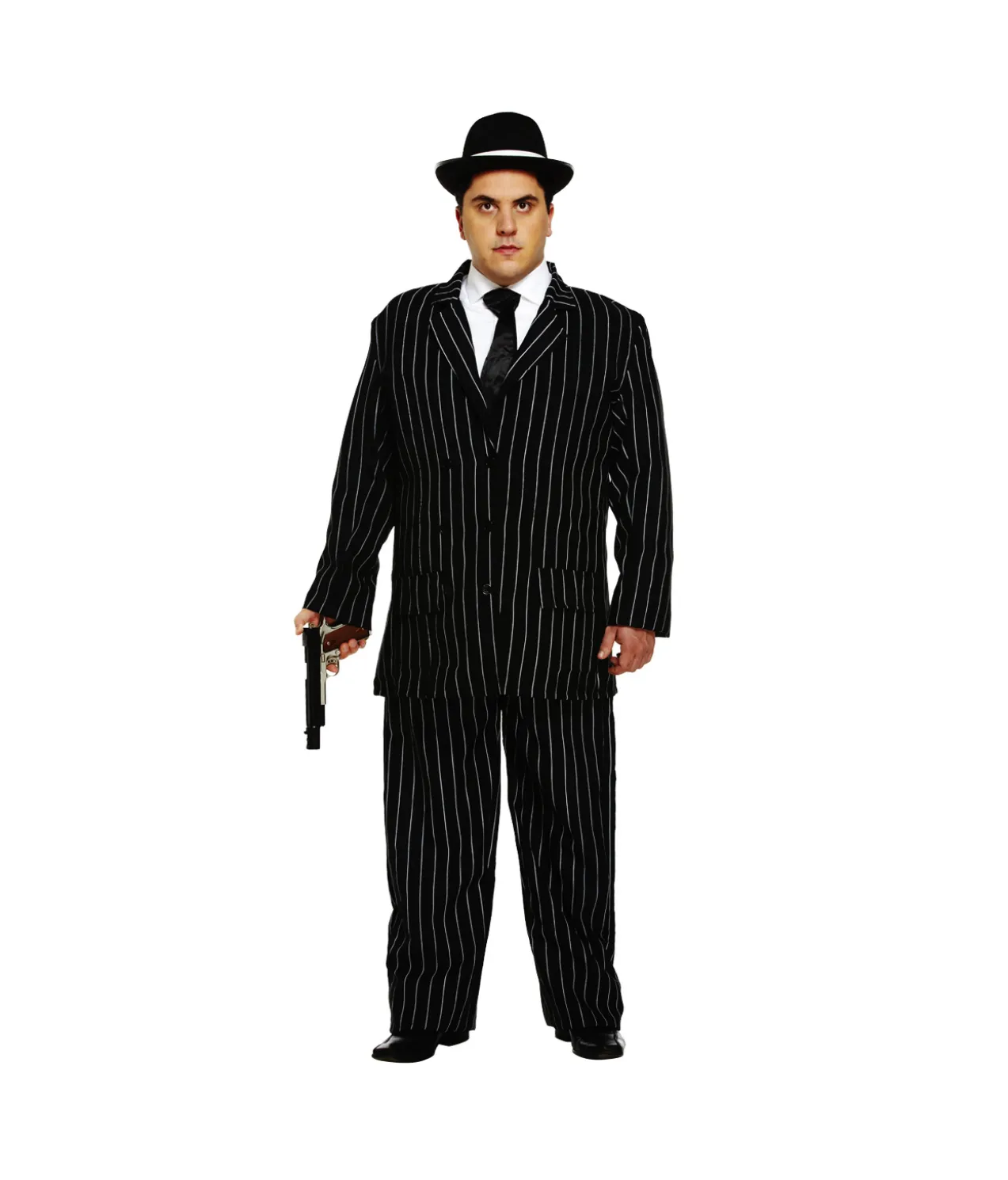 Gangster Black Adult XL