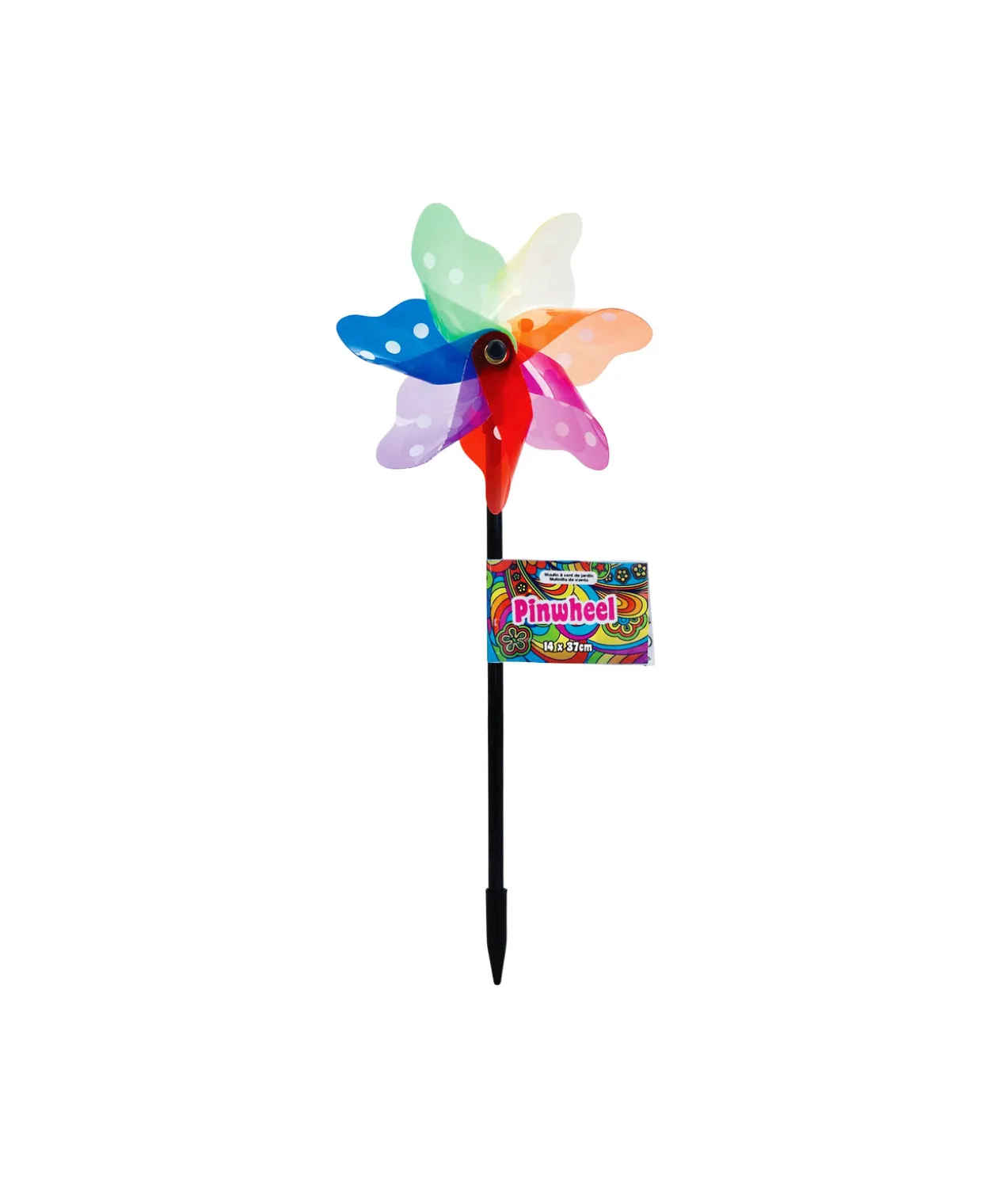 Garden Pinwheel 14x37cm