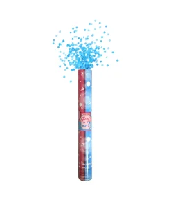 Gender Reveal Blue Confetti Party Canon 40cm