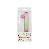Giant Iridescent Number Candle 1