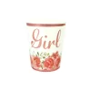 Girl Hot Stamping Paper Cups 9oz 20pc