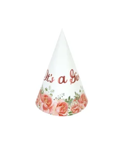 Girl Hot Stamping Paper Hats 10pc