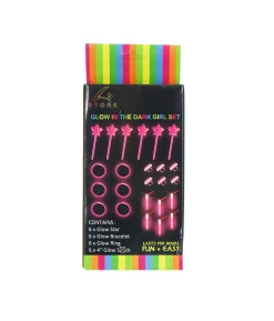 Girl Set Glow In The Dark 24pcs