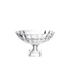 Glass Bowl With Stand 32.5cm