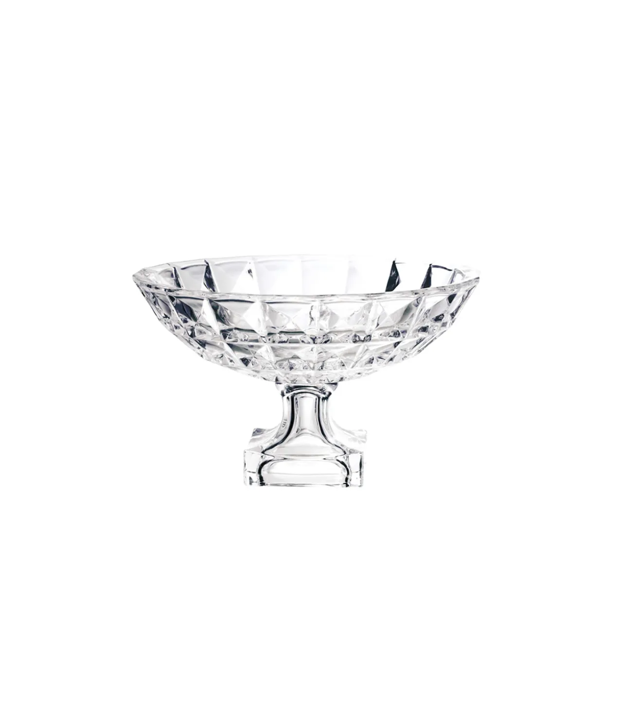 Glass Bowl With Stand 32.5cm