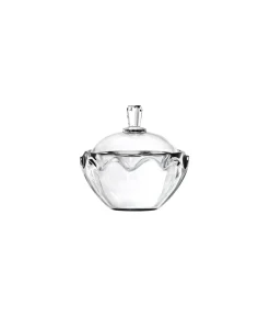 Glass Candy Bowl With Lid 12cm