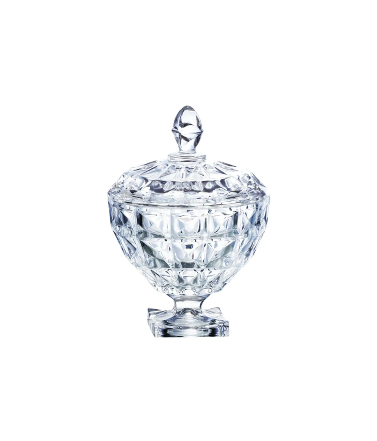 Glass Candy Jar With Lid 17.5cm