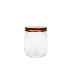 Glass Jar With Copper Lid 700ml