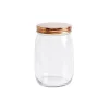 Glass Jar With Copper Lid 980ml