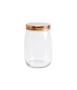 Glass Jar With Copper Lid 980ml
