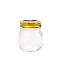 Glass Jar With Gold Lid 260ml