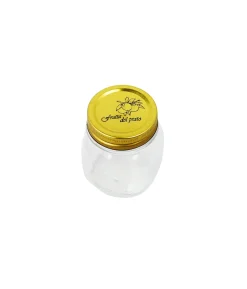 Glass Jar with Gold Lid 150ml 6.2×6.2×8.4cm