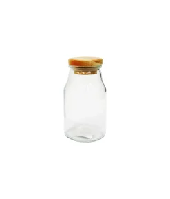 Glass Jar With Pine Lid