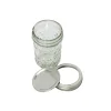 Glass Mason Jar With Metal Split Lid + Chalkboard 8oz