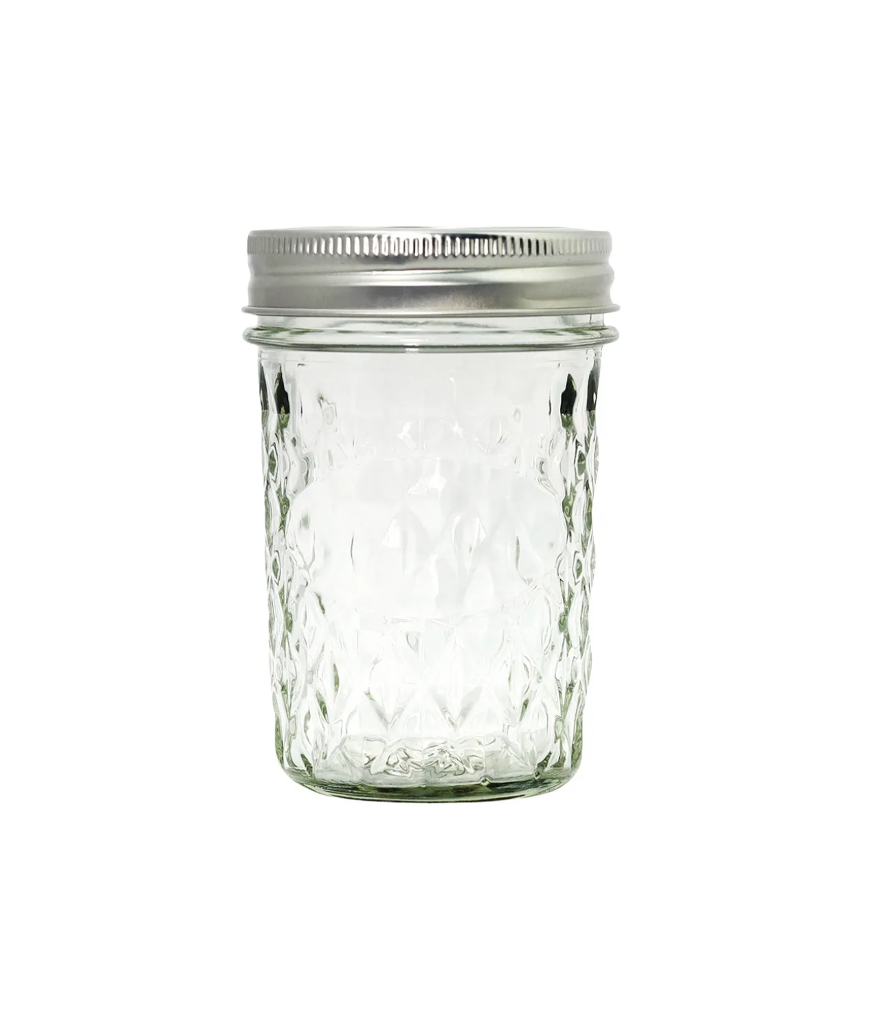 Glass Mason Jar With Metal Split Lid + Chalkboard 8oz