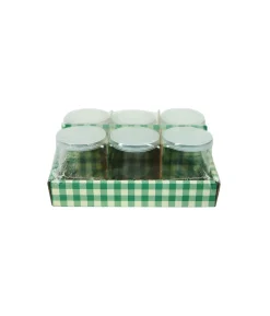 Glass Storage Jar with PE Lid 110ml 6pk