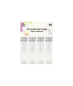 Glass Test Tubes 20ml 4pk