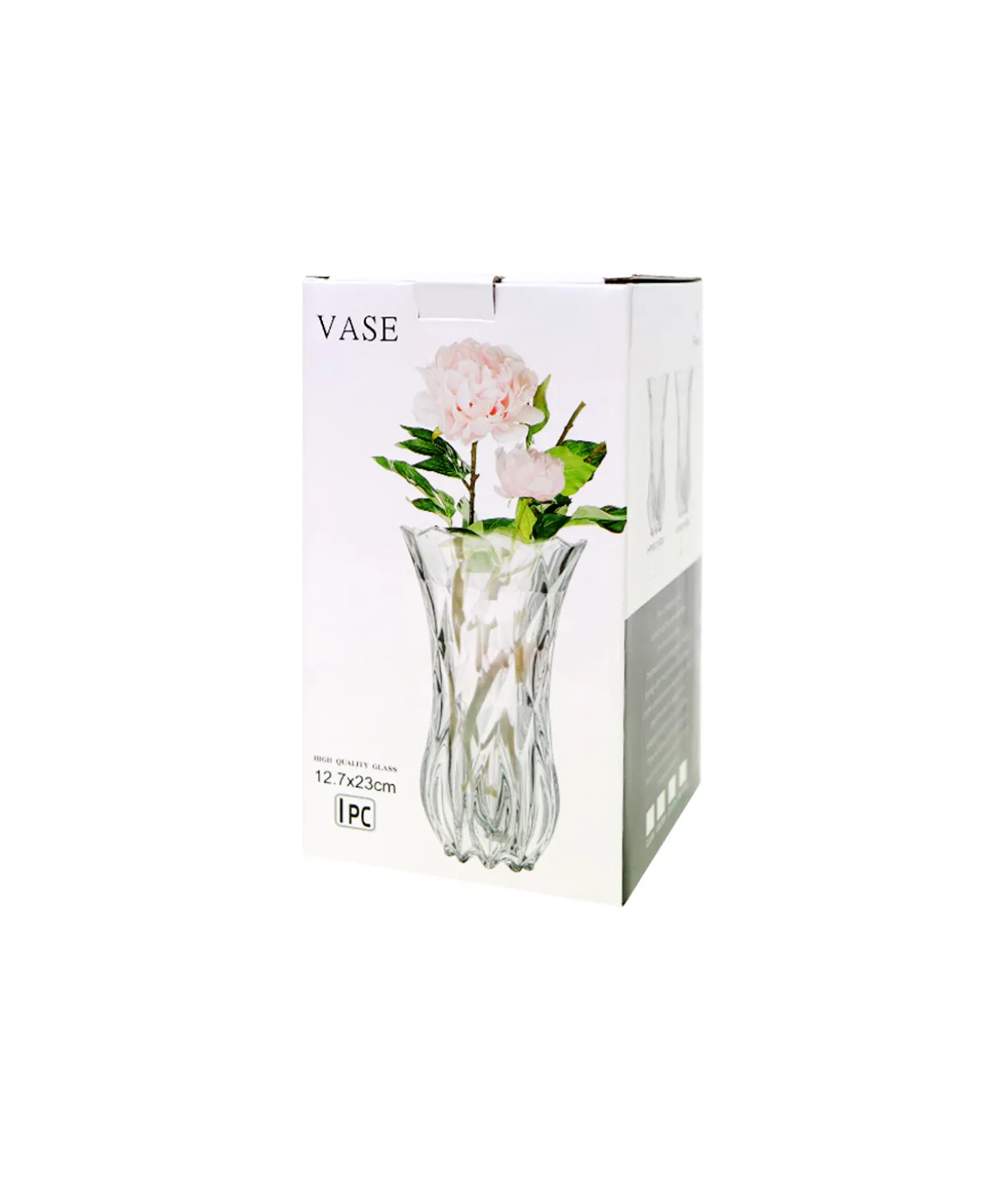 Glass Vase 23cm
