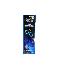 Glow In The Dark Hearteye Glasses Assorted 1pc