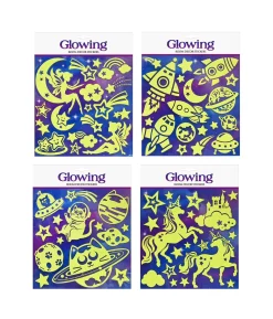 Glow In The Dark Room Stickers Assorted