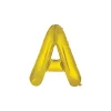 Gold Alphabet Foil Balloon Letter A