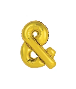 Gold Alphabet Foil Balloon Letter &