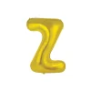 Gold Alphabet Foil Balloon Letter Z