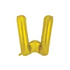 Gold Alphabet Foil Balloon Letter W