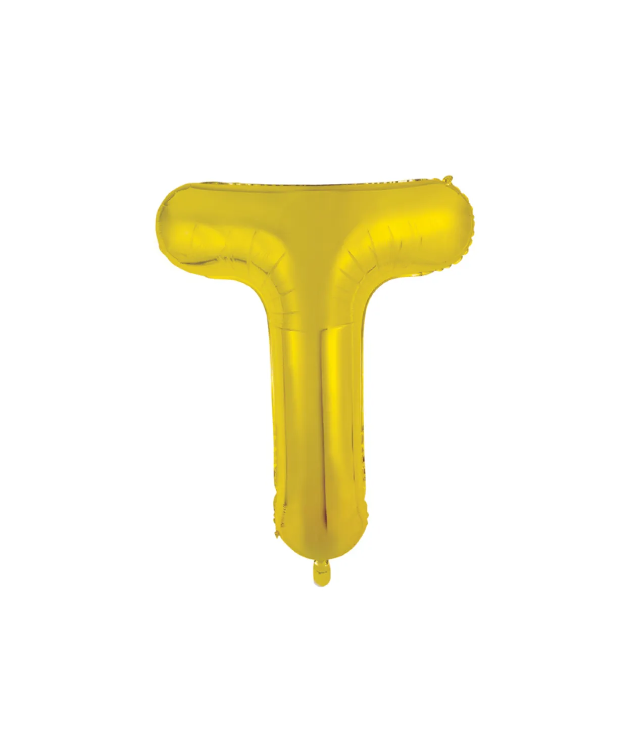 Gold Alphabet Foil Balloon Letter T