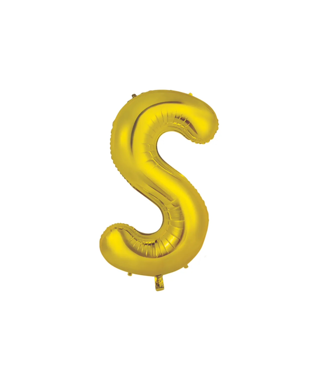 Gold Alphabet Foil Balloon Letter S
